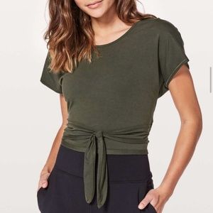 Lululemon It’s a Tie Tee - Dark Olive